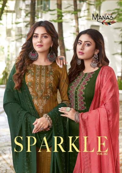 Sparkle Vol 2 By Manas Designer Festive Wear Readymade Salwar Kameez Collection
